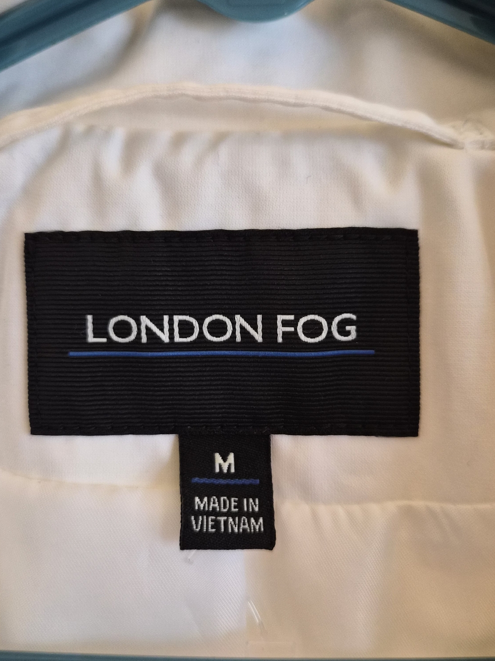 London Fog White Double-Breasted Trench Coat - Picture 6 of 11